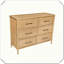 Élégante armoire de rangement à 6 tiroirs de salon, pratique, durable et polyvalente-1029993370