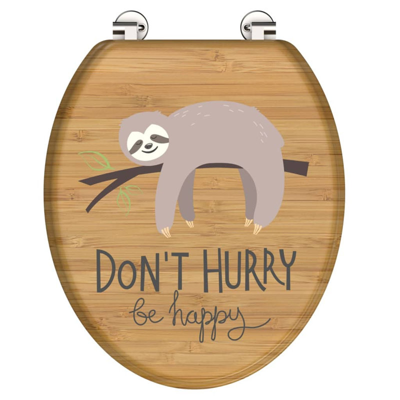 Schütte Toilet Seat with Soft-Close Don't Hurry