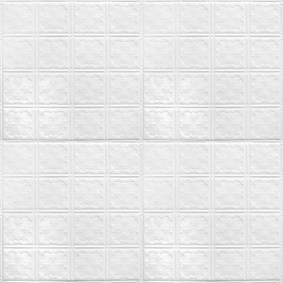 Carreaux de fer-blanc en métal 2 pi x 2 pi (24 po x 24 po) avec dosseret American Tin Ceilings