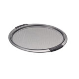 Anolon Advanced Nonstick Bakeware Round Perforated Pizza Pan, 13 Inch, Gray