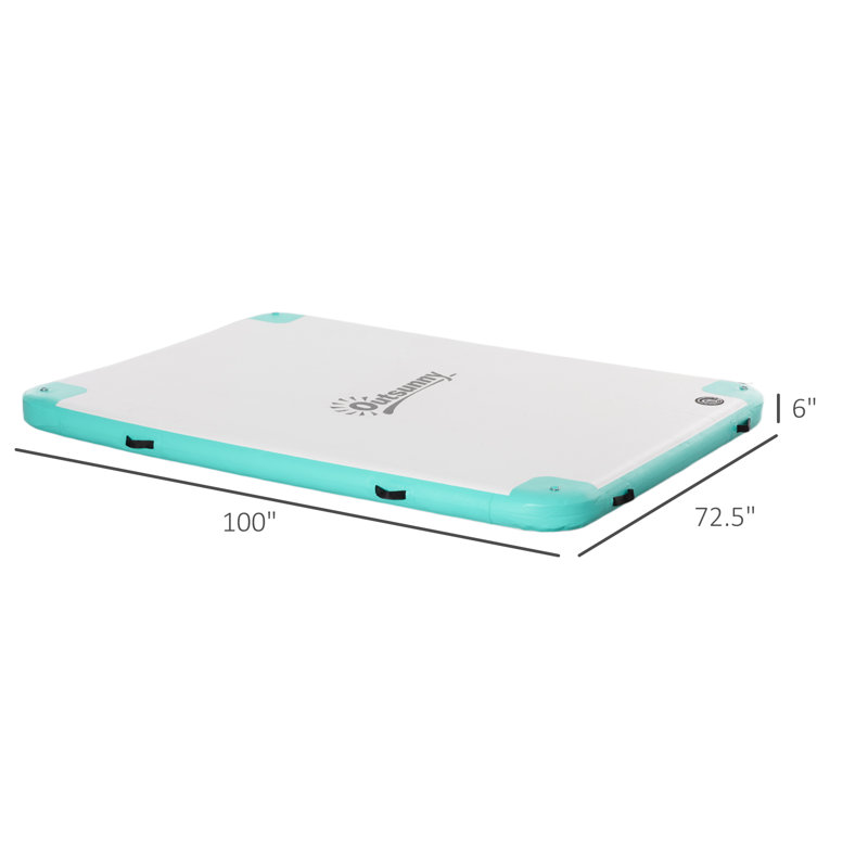 Plateforme flottante gonflable Outsunny