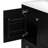 30" Black Bathroom Vanity With Single Undermount Sink, Solid Wood Frame, 2 Doors & Drawer, Soft Closing Multifunctional Storage Cabinet-125542117