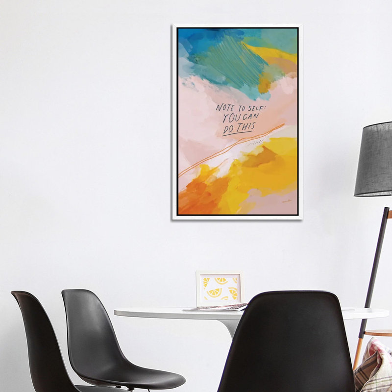 Note To Self: You Can Do This by Morgan Harper Nichols - Print on Canvas, 101.6cm H x 66.04cm W x 3.81cm D