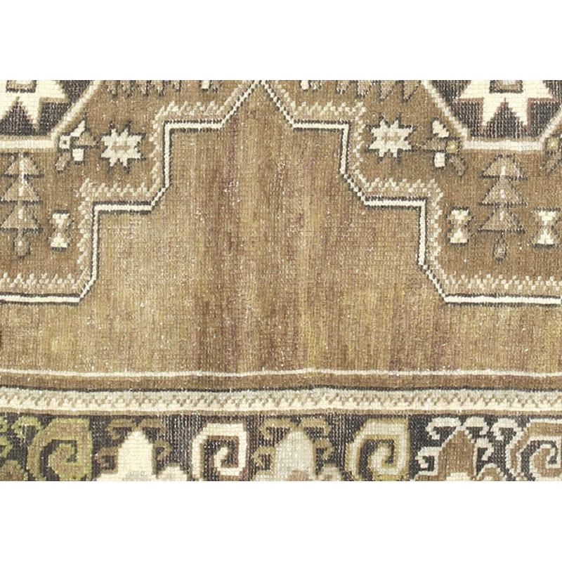 One-of-a-Kind 3'9" X 6'3" 1960s Wool Area Rug in