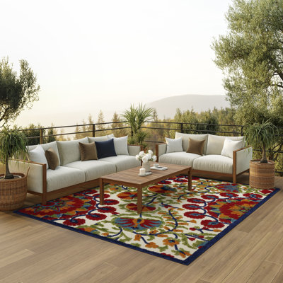 Eaglin Floral Indoor Rug