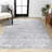 Laxton Modern Persian Vintage Light Grey Rug-267193764