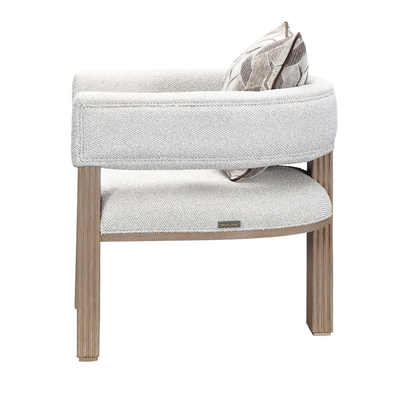 West Kensington Accent Chair, Medium Yellow Wood