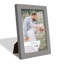 Ensemble de 4 cadres muraux en bois 8 "x 10" gris-89854407-89854409