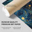 «Landscape and Nature Abstract Starry Night I», reproduction d'art moderne sans cadre-2090469642