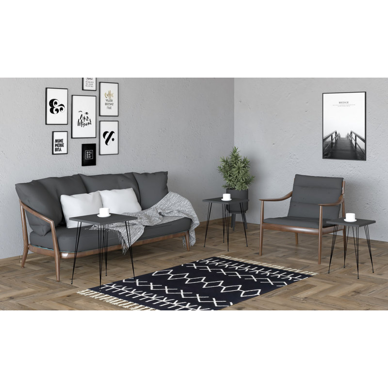 Puqa Design Coffee Table, Black