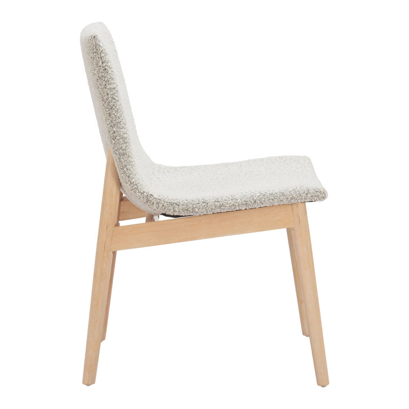 Ensemble de chaises Raha (ensemble de 2) gris et blanc délavé