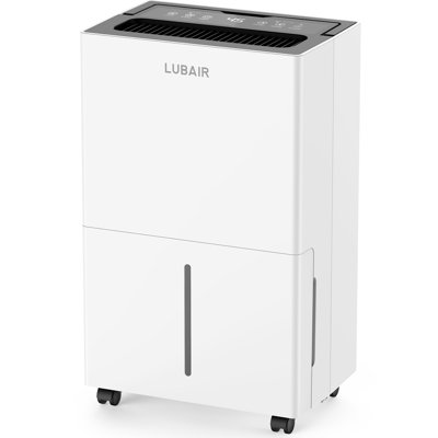 52 Pint Portable Dehumidifier for Home & Basement, Up to 920 Sq. Ft., 3 Modes with Continuous Drain, Electronic Control, White
