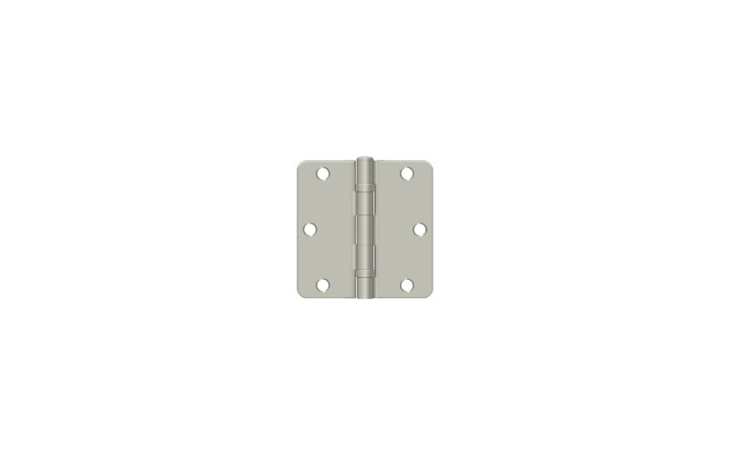 64'' x 64'' Steel Surface Mount Hinge, Brushed Nickel