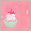 Strawberry Cupcake Painting by Katy Montica-305202873-305202887