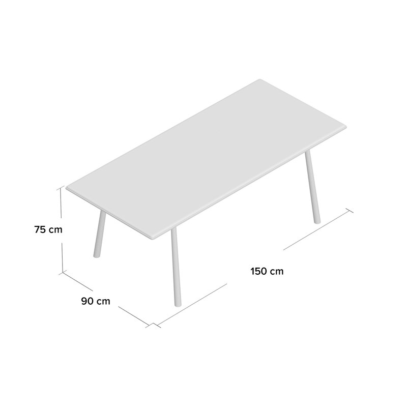 Emrich Oak Solid Wood Dining Table