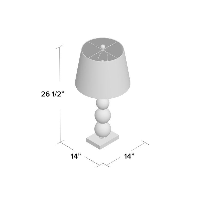 Ensemble de lampes de table 27 po Crouse