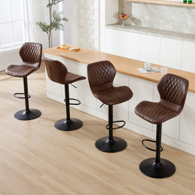Swivel Adjustable Height Bar Stool