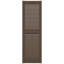 Builders Edge, tailleur central sur mesure cathédrale, volets à persiennes ouvertes, comprend des pointes d'installation assorties (par paire)-105835261-105835263-105835264
