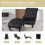 Chaise longue capitonnée en velours-290435527