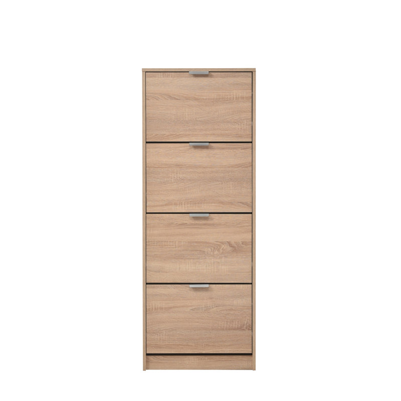 12 Pair Shoe Rack, Sonoma Oak
