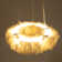 Modern Feather Pendant Light Ceiling Mounted Lighting Fixture