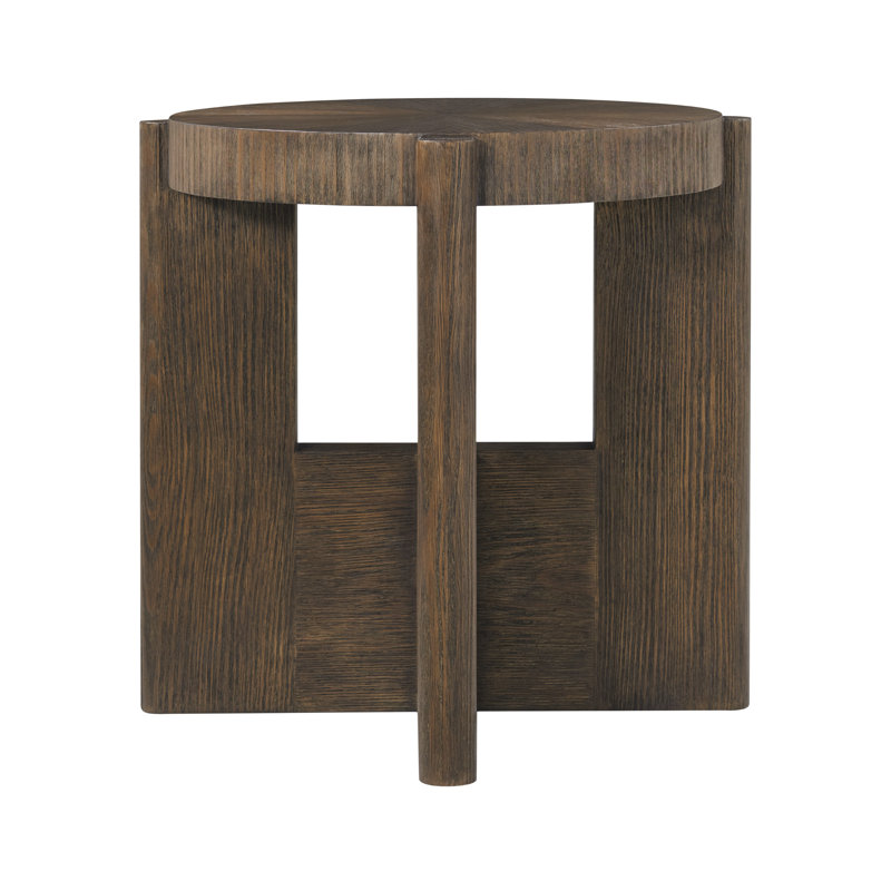 Urbane Round Side Table, Campfire