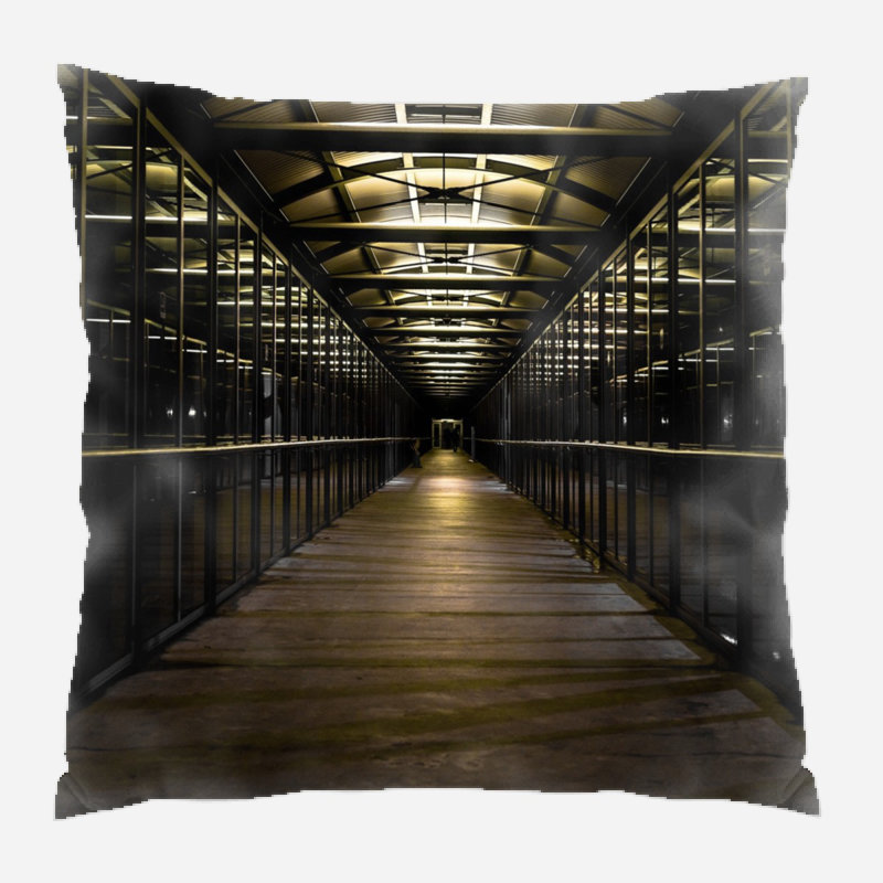 Microsuede Reversible Throw Pillow