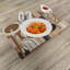 Ensemble de 4 napperons Ambesonne Monstera Boho Arrange