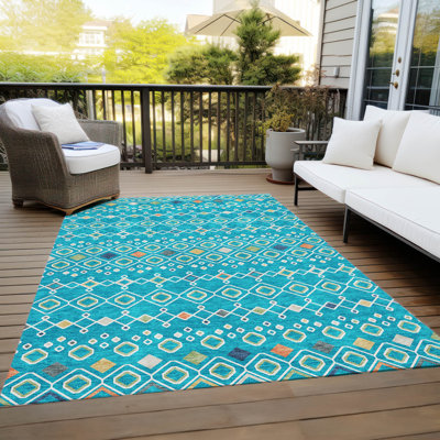 Aleighna Area Rug with Non-Slip Backing