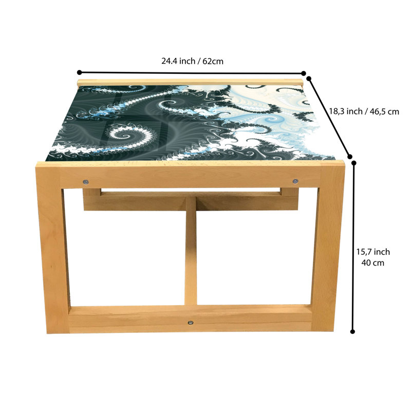 Jamily Sled Coffee Table, 62cm H x 46cm W x 40cm D