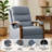 Dual Motor Recliner Chair, Adjustable Recliner with Lumbar Support and Padded Seat Backrest-766630888