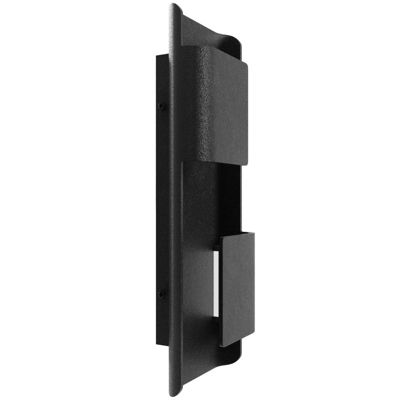 Avenue Outdoor Black Wall Sconce, 18" H x 6" W x 3" D