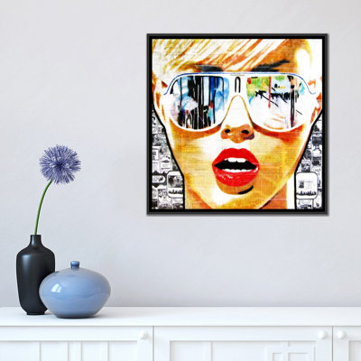 « illusion of the paste » par annie terrazzo, impression sur toile