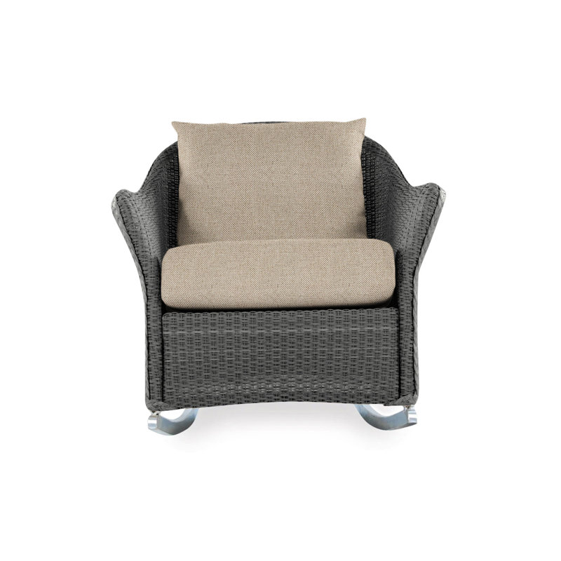 Weekend Retreat Outdoor Rocker Chair, Fife Aruba, Mink