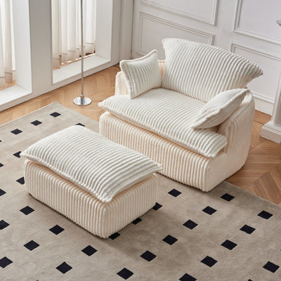Fauteuil convertible convertible avec repose-pieds