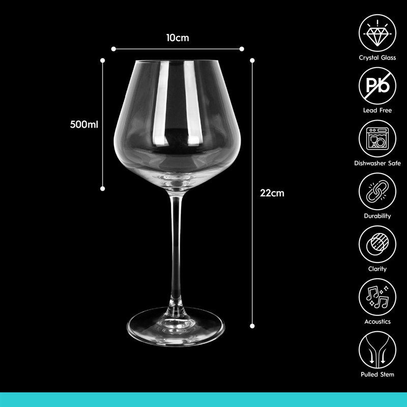 500ml White Wine Glass, Set of 6