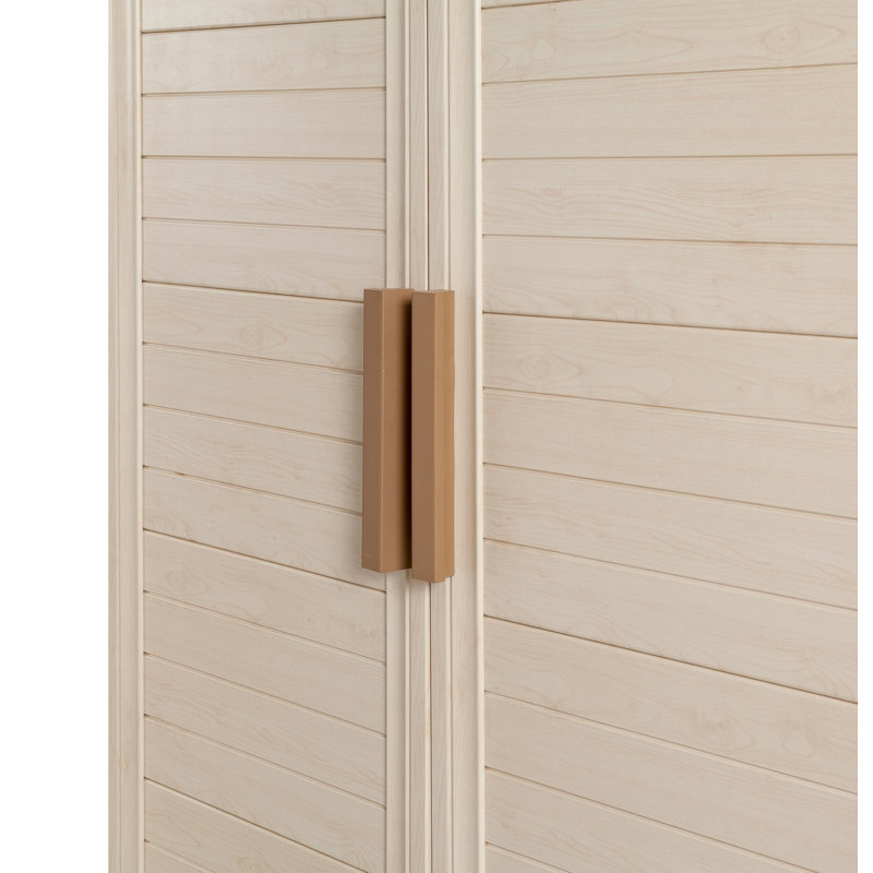 Rotman 2 -Door 6 -Shelf, White