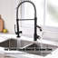 Robinet de cuisine rétractable à poignée double avec accessoires-87484355