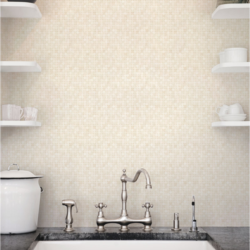 10m x 53cm Matte Wallpaper Roll, Beige