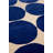 Rectangle Geometric Hand Tufted 100% New Zealand Wool Indoor Area Rug in Navy,Beige-133422087
