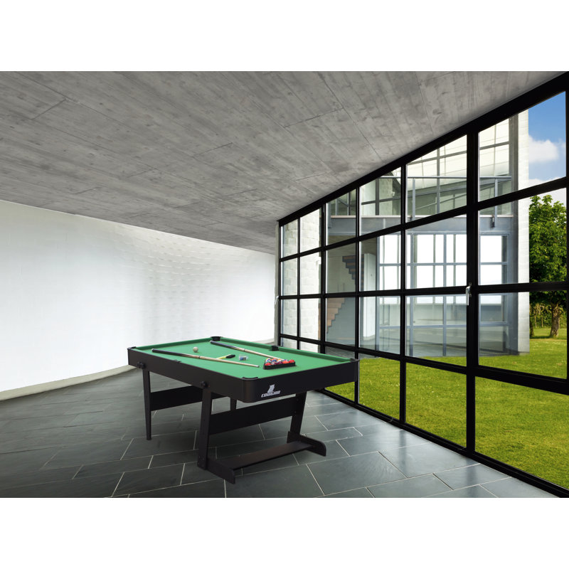 Cougar Pool Table, 80cm H x 183cm L x 91cm W