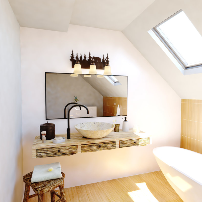 Homar 3 - Light Dimmable Vanity Light, Bear