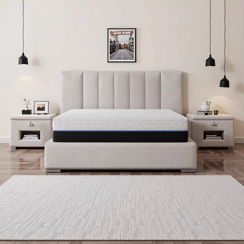 Copper Infused 12 Inch Soft Memory Foam California King Mattress with Phase Change Cooling Fabric Cover, California King