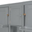 Deux lits escamotables doubles avec armoires et tablettes-806396653
