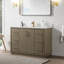 Ensemble de meuble-lavabo simple 48 po avec comptoir en quartz-724447790