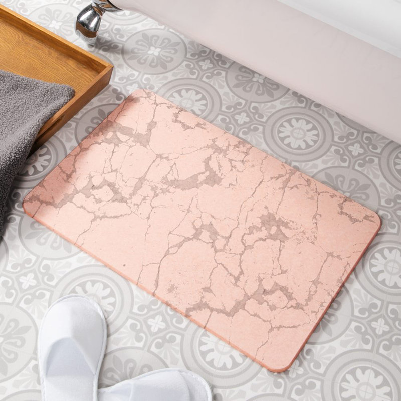 Non-Slip Shower Mat, Pink