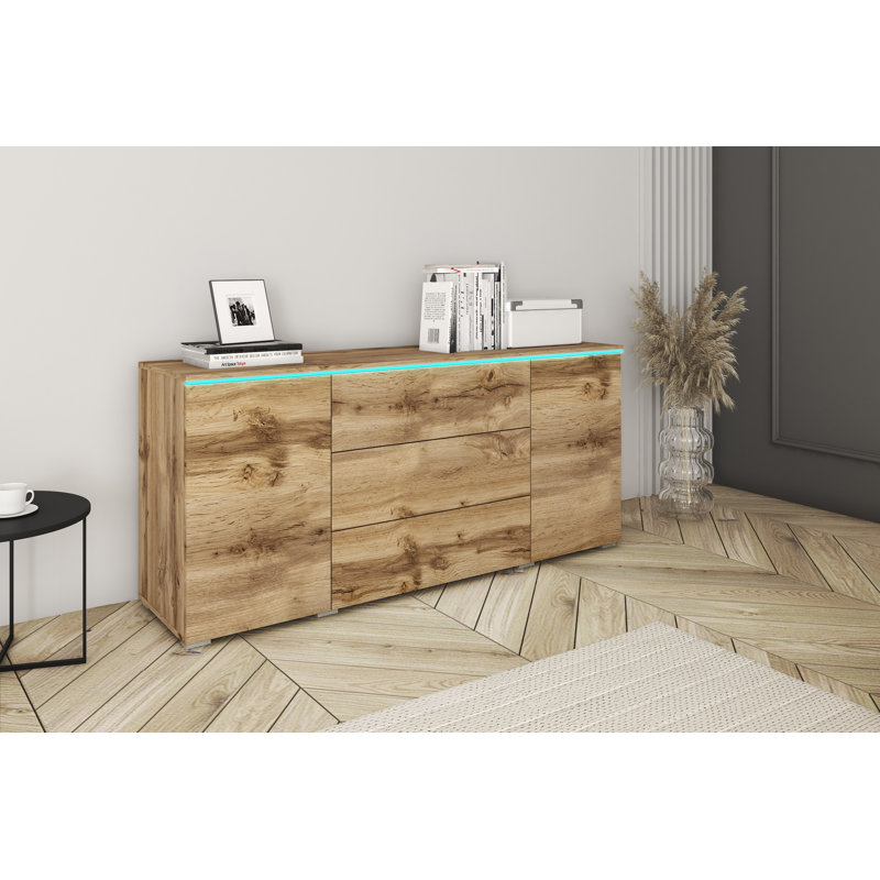 Aayran 150cm Sideboard, Oak