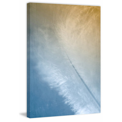 "White and Gold" Print on Wrapped Canvas