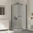 36" W x 72" H Semi-Frameless Neo-Angle Reversible Shower Enclosure-101811054