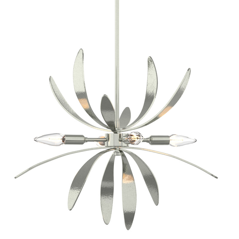 Dahlia 4 - Light Sputnik Novelty Pendant, Sterling